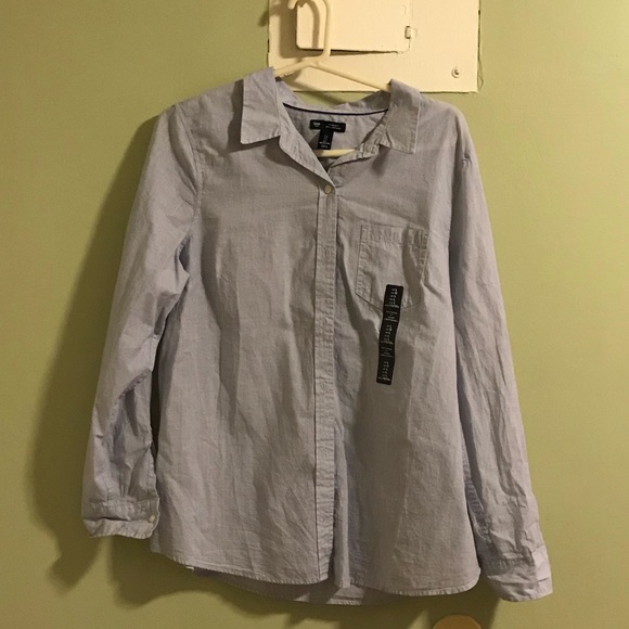 GAP Tops - Brand new Gap boyfriend button-down GAP Tops - Brand new Gap boyfriend button-down